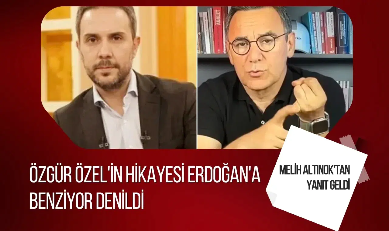 Melih Altınok'tan Deniz Zeyrek'in "Erdoğan'a benziyor" yorumuna dikkat çeken yanıt