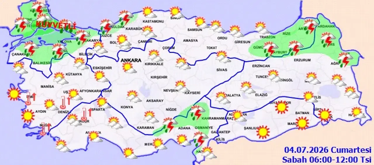 İstanbul dahil 8 ilde sarı kodlu alarm