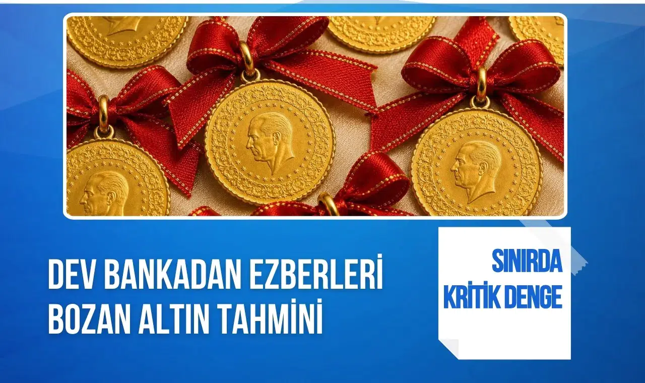Goldman Sachs'tan dikkat çeken altın tahmini: 2026 sonu hedefi 4.900 dolar