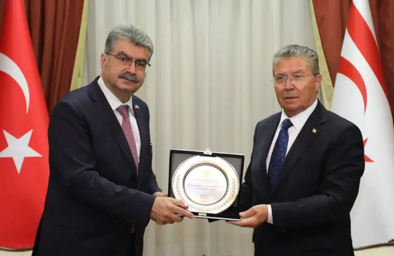 KKTC Başbakanı Ünal Üstel TBMM heyetini ağırladı