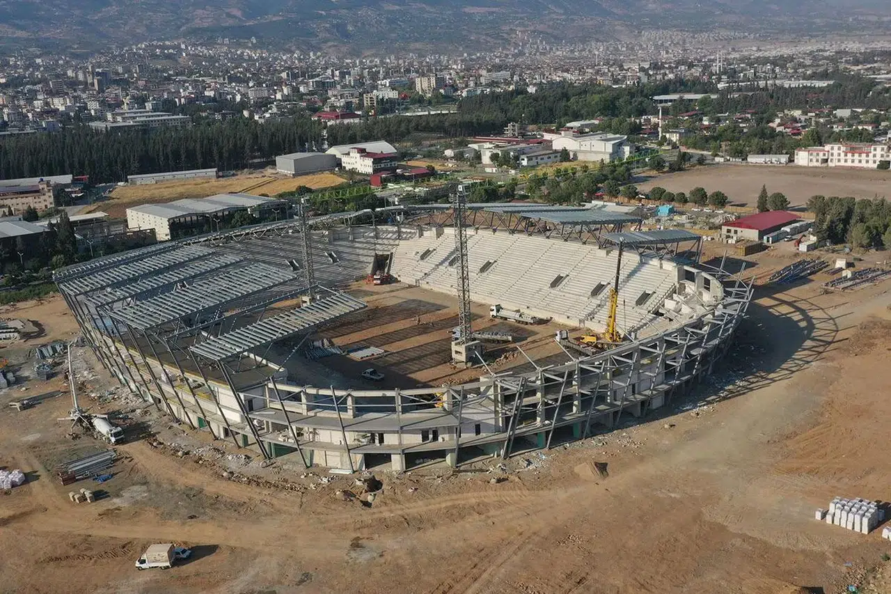 Kahramanmaraş Stadyumu'nda hedef 2027 yılı: İnşaat çalışmaları sürüyor