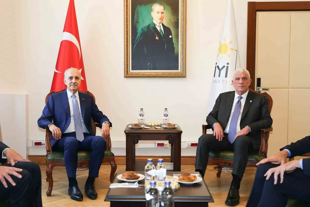 TBMM Başkanı Numan Kurtulmuş İYİ Parti'yi ziyaret etti