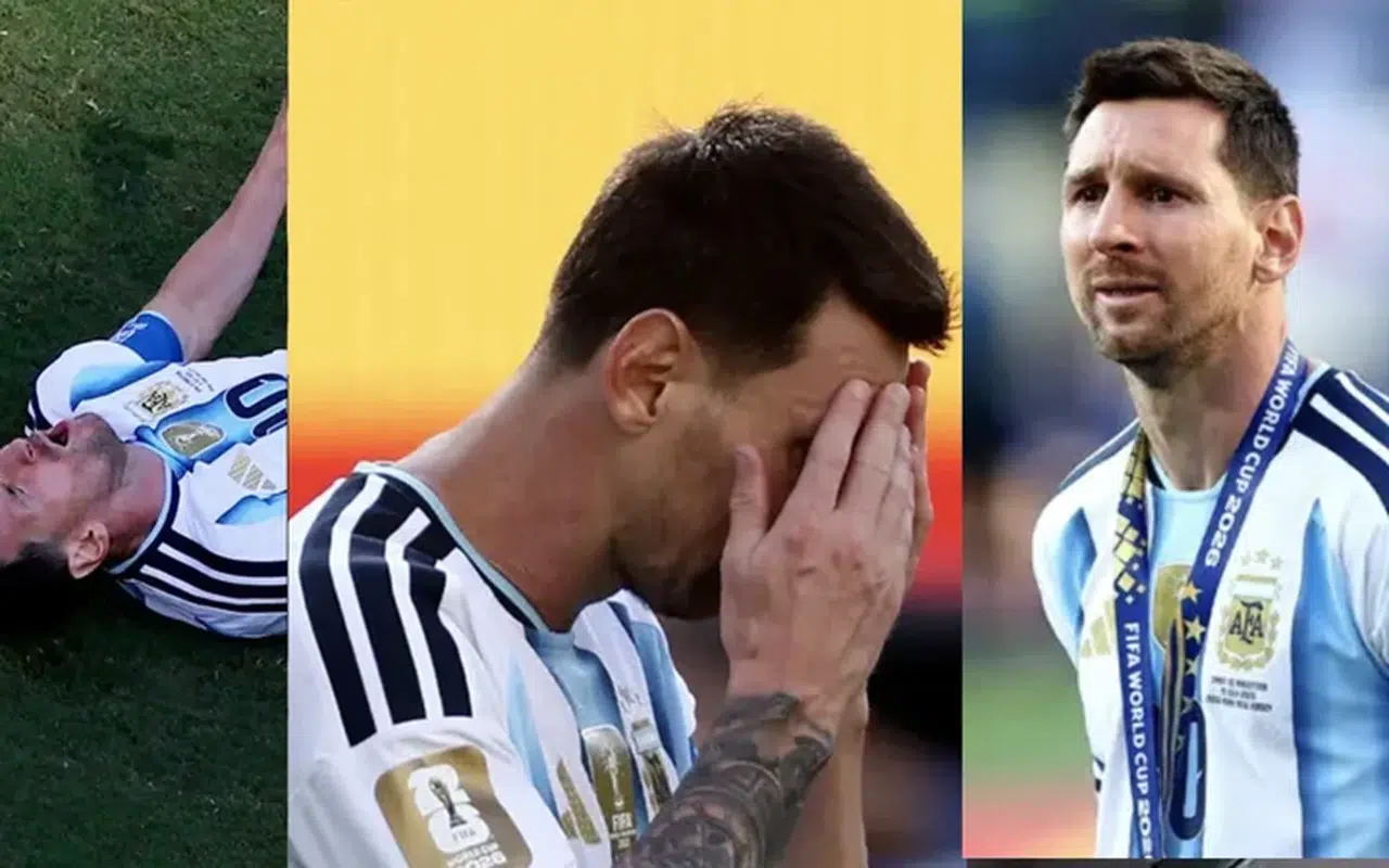 Messi final sonrası gözyaşlarını tutamadı