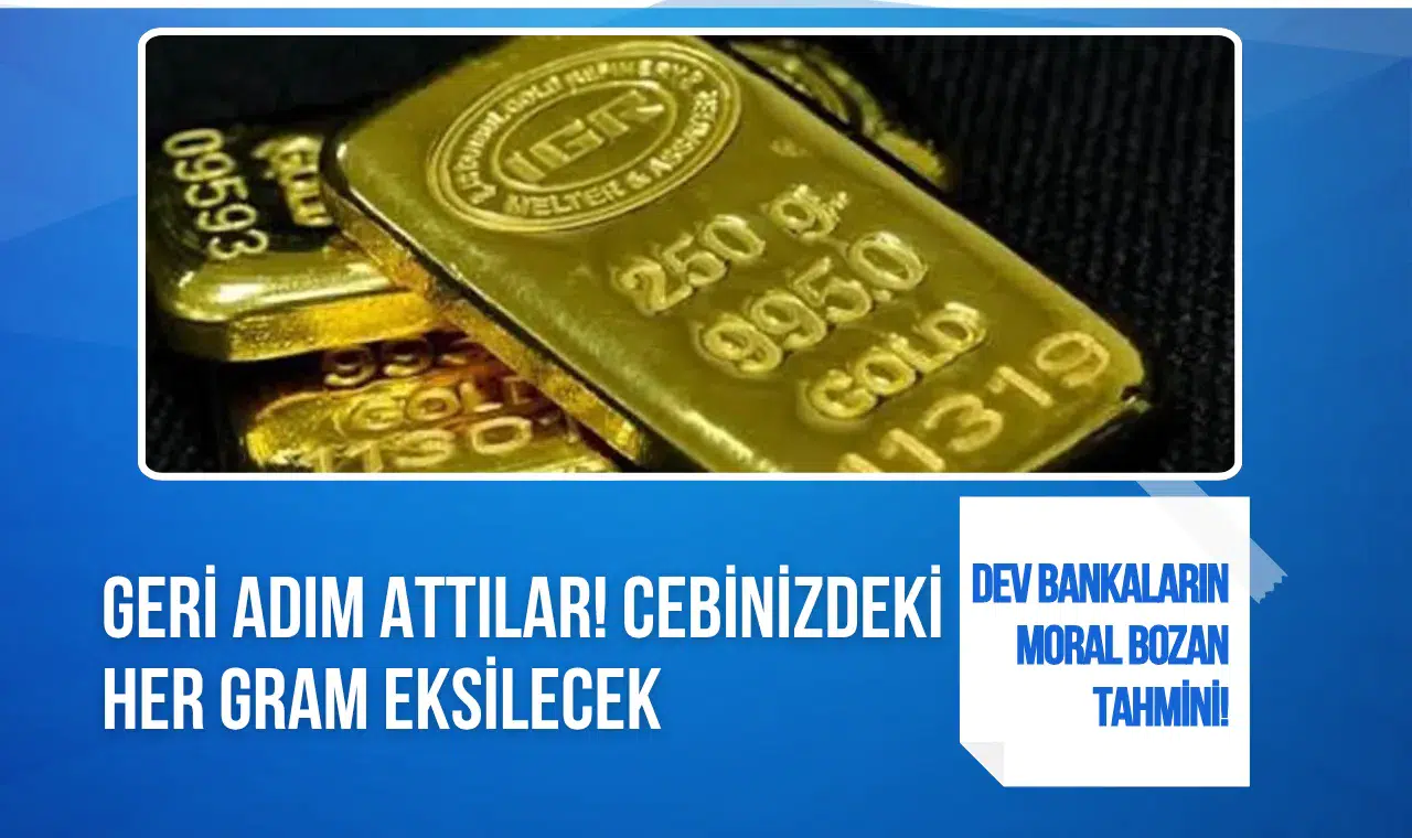 Küresel bankalar altın tahminlerini aşağı çekti: Yıl sonu beklentileri güncellendi