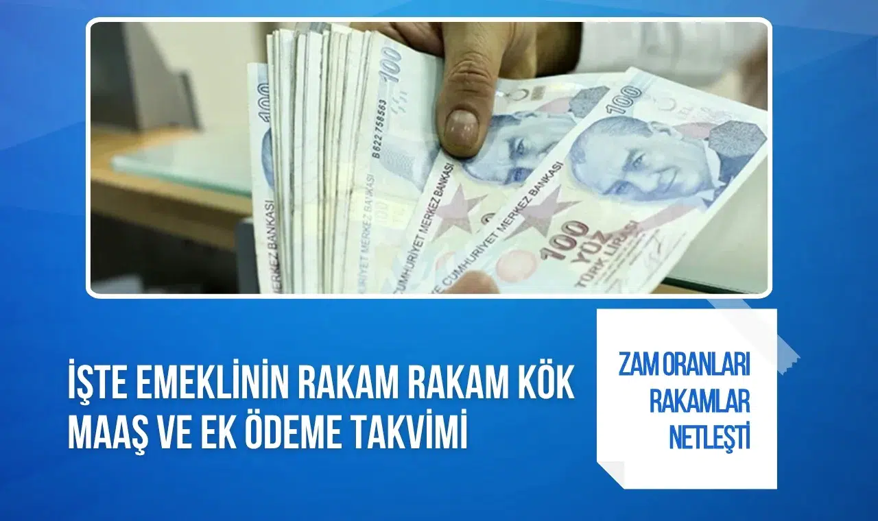 Emeklinin zamlı maaş takvimi belli oluyor! Kök maaş ve ek ödeme detayları netleşti