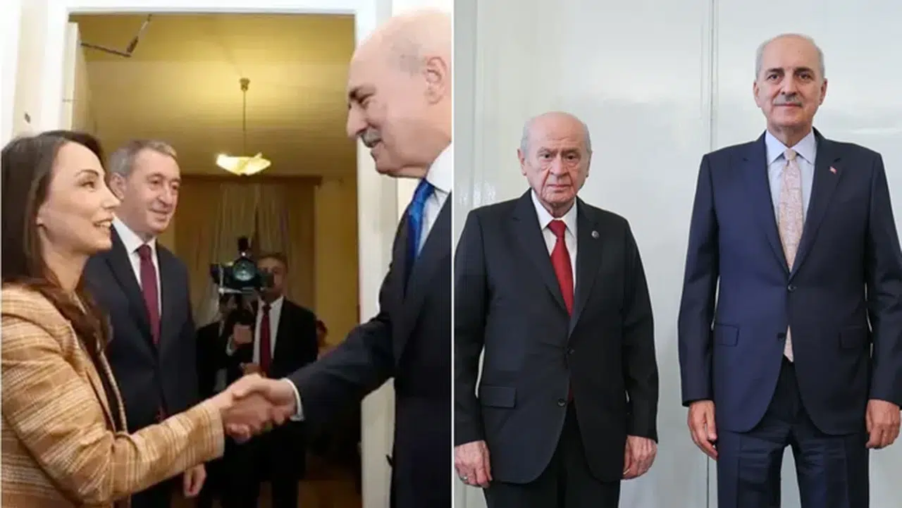 Numan Kurtulmuş'tan MHP ve DEM Parti'ye ziyaret