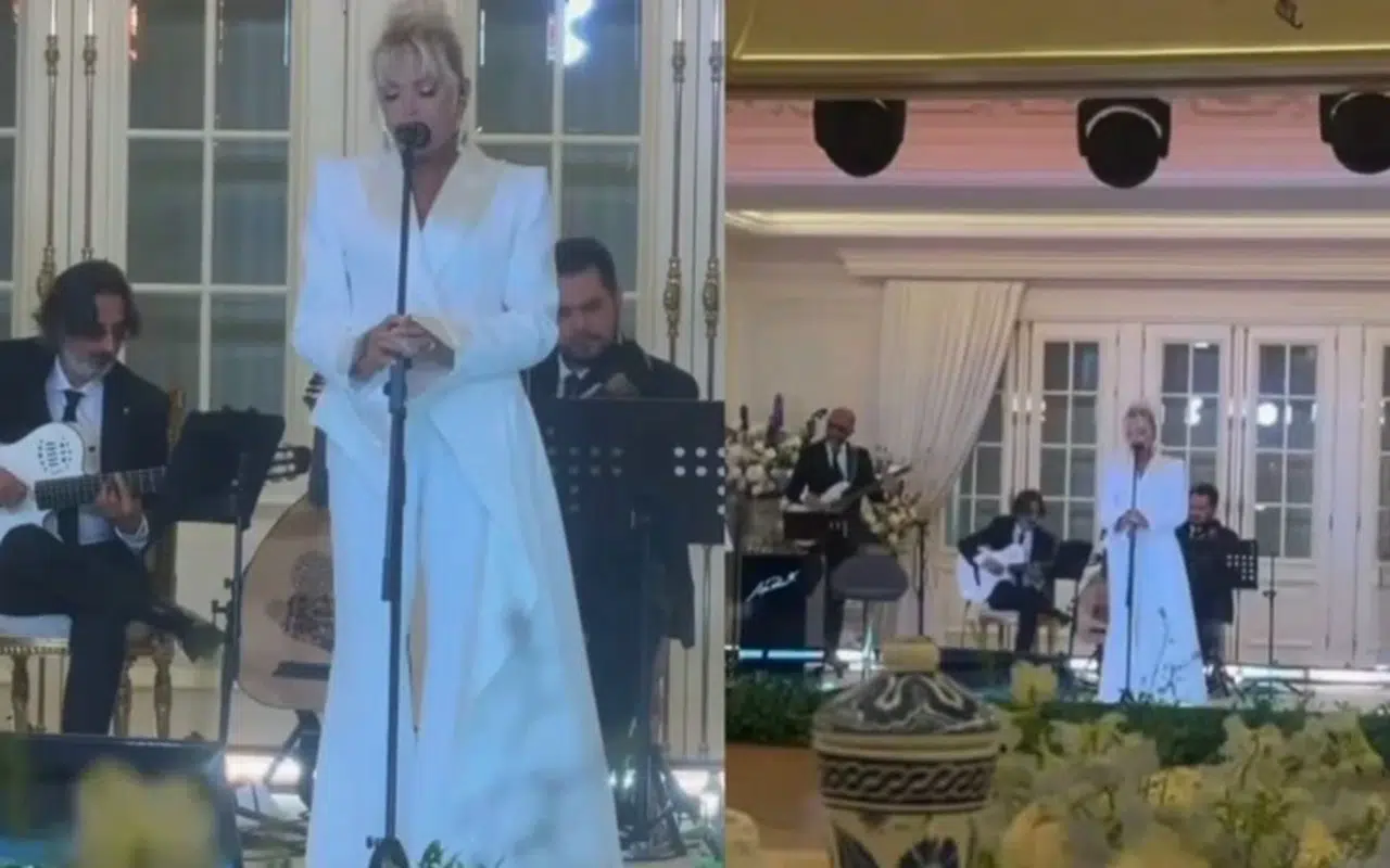 Emine Erdoğan'ın ev sahipliğinde lider eşlerine Ajda Pekkan sürprizi