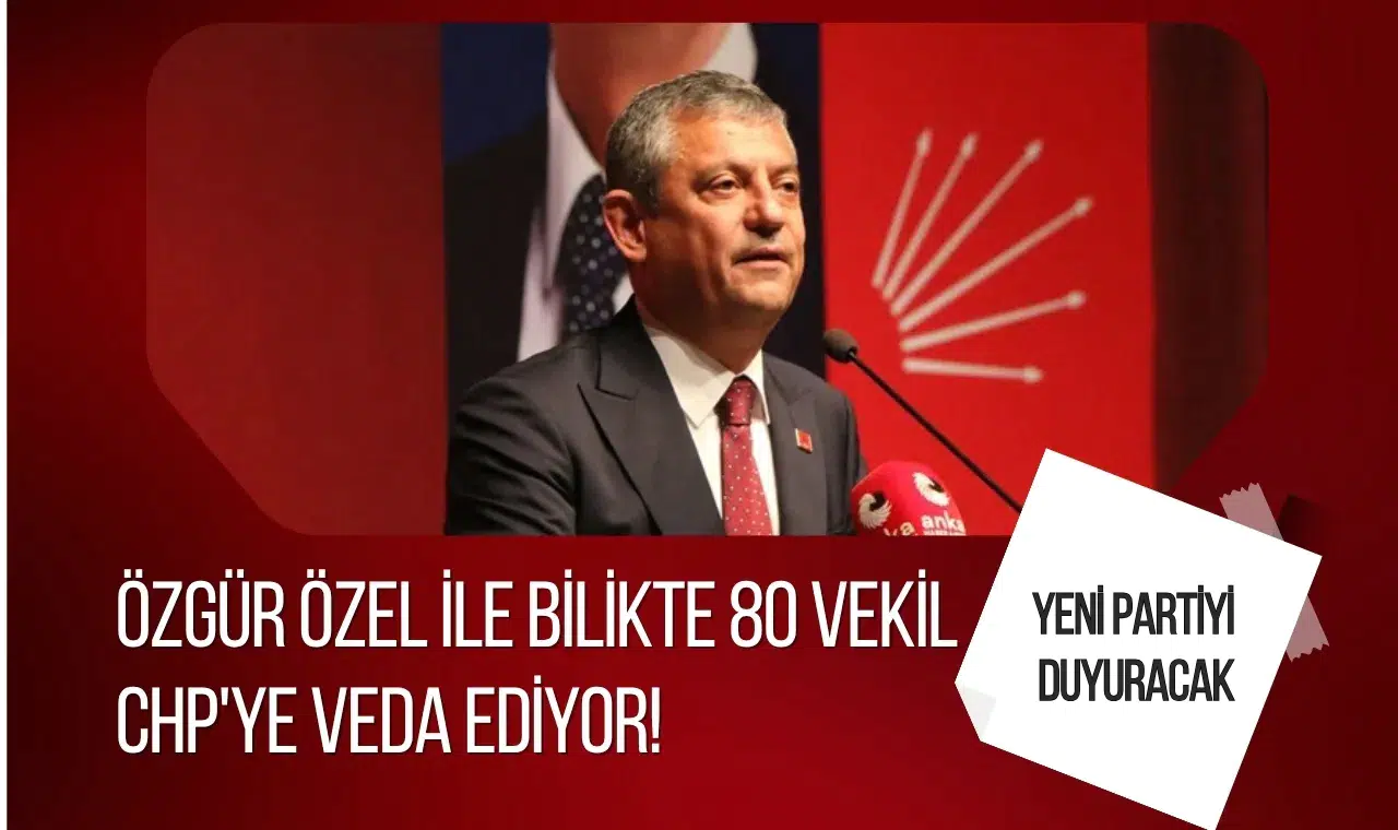 Özgür Özel'in yeni parti için bugün açıklama yapması bekleniyor