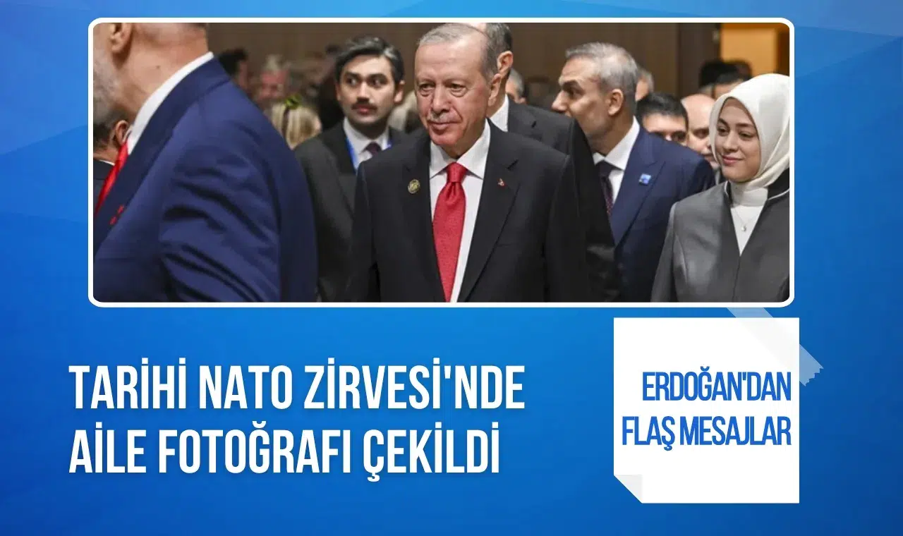 Erdoğan'dan NATO Zirvesi'nde dikkat çeken mesajlar! "Dünyanın ilk 10 ülkesi arasına girdik"