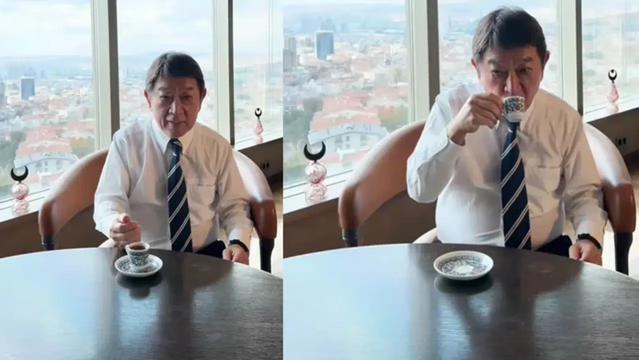 Japon bakandan Türk kahvesine övgü! Ankara'da fincan kapatıp paylaşım yaptı