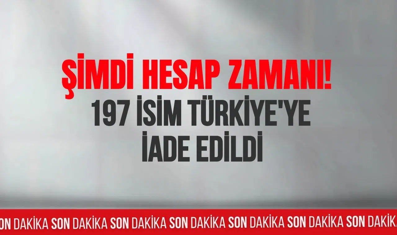 2026'nın ilk yarısında 197 suçlu Türkiye'ye iade edildi