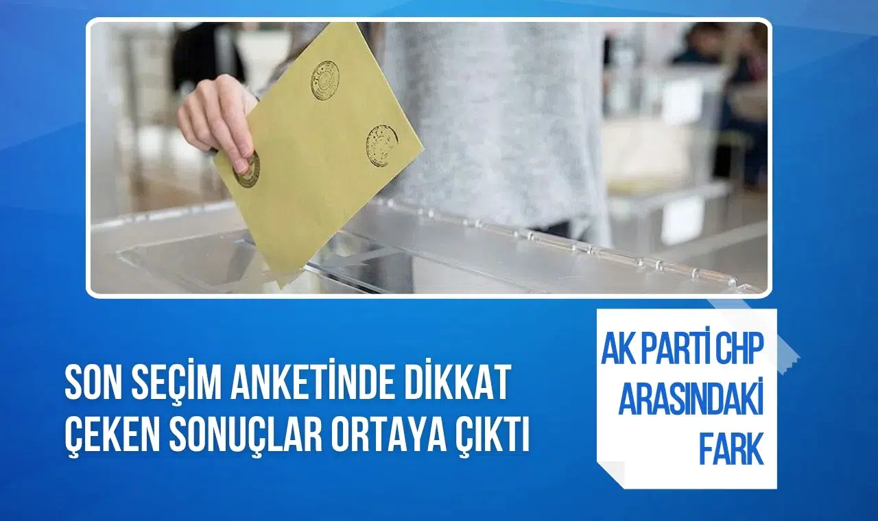 GENAR'ın son seçim anketi açıklandı: AK Parti ile CHP arasındaki fark 7,9 puan
