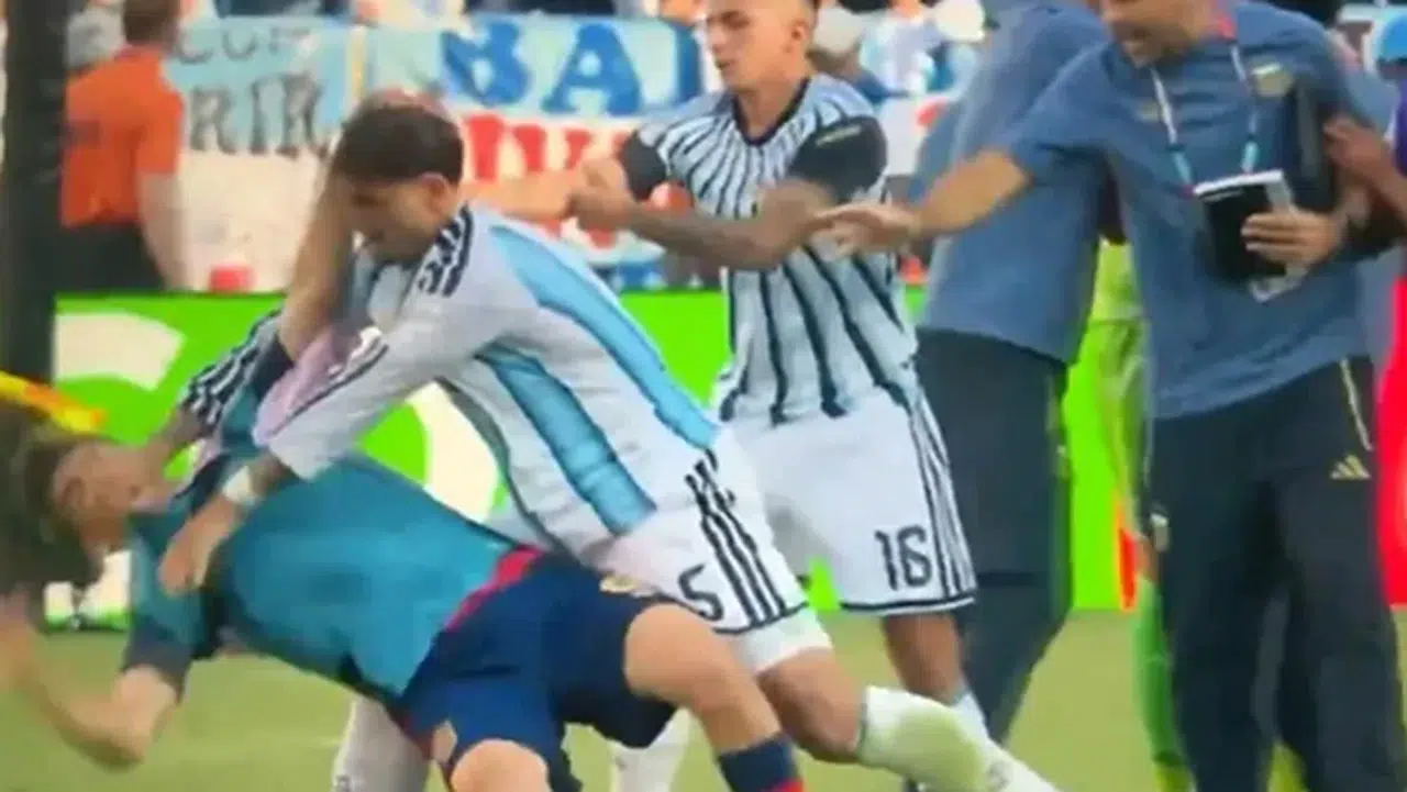 Paredes ile İspanyol futbolcular arasında gerginlik