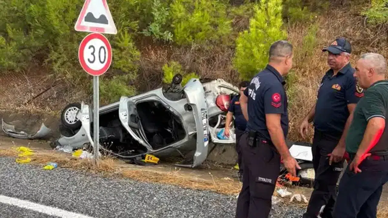 Aydın’da otomobil takla attı: 1 kişi yaşamını yitirdi