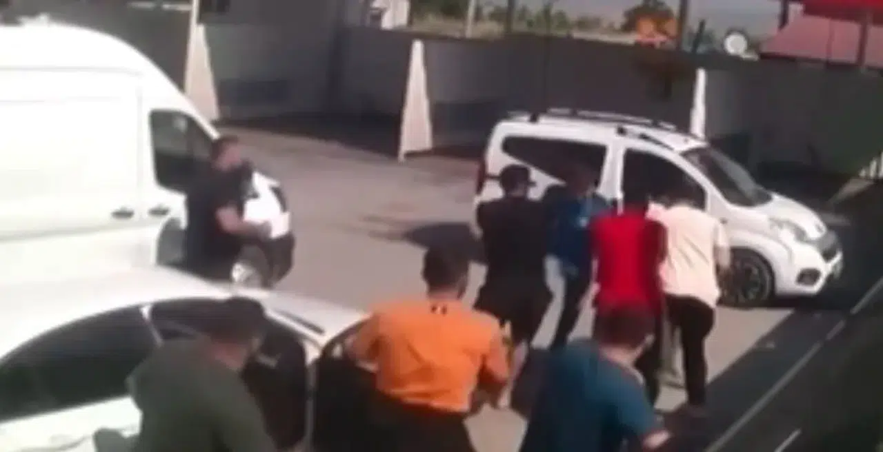 Başpehlivan Serhat Elvan akaryakıt istasyonunda saldırıya uğradı