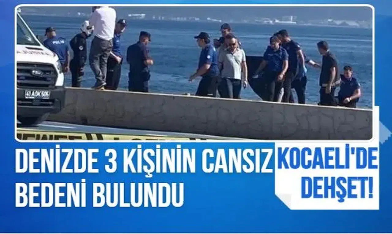 Kocaeli'de sahilde korkunç olay! 1 saat içinde 3 ceset bulundu