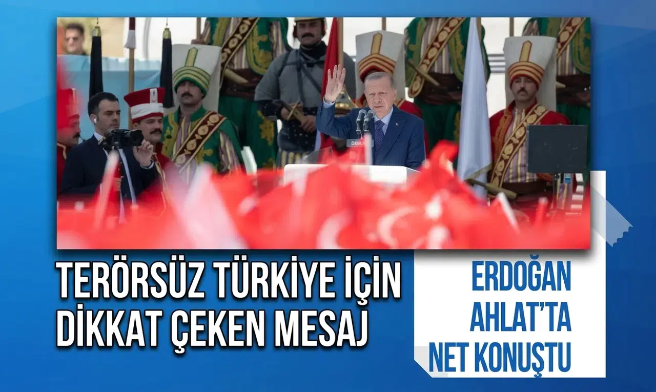 Erdoğan’dan Ahlat’ta Terörsüz Türkiye mesajı: "Bizi yolumuzdan döndüremezsiniz"