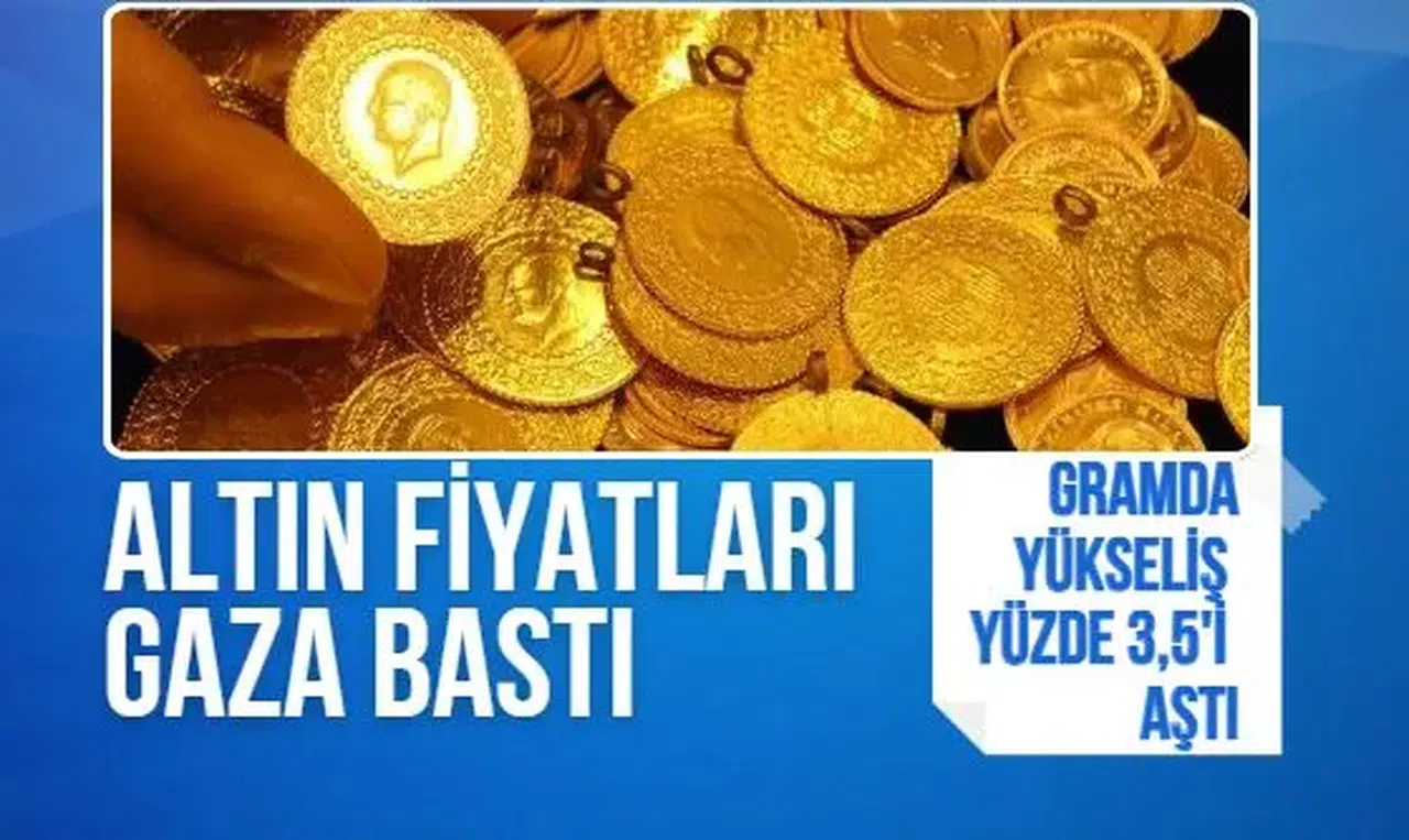 Altın bir anda gaza bastı! Gram altın 6 bin 915 lirayı gördü