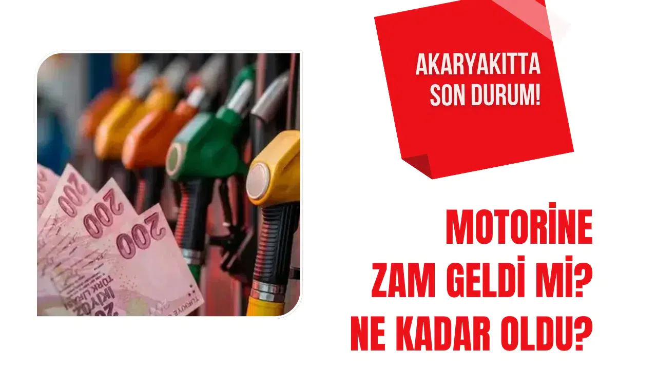 Motorine 3,77 TL zam pompaya yansıdı! İşte güncel akaryakıt fiyatları