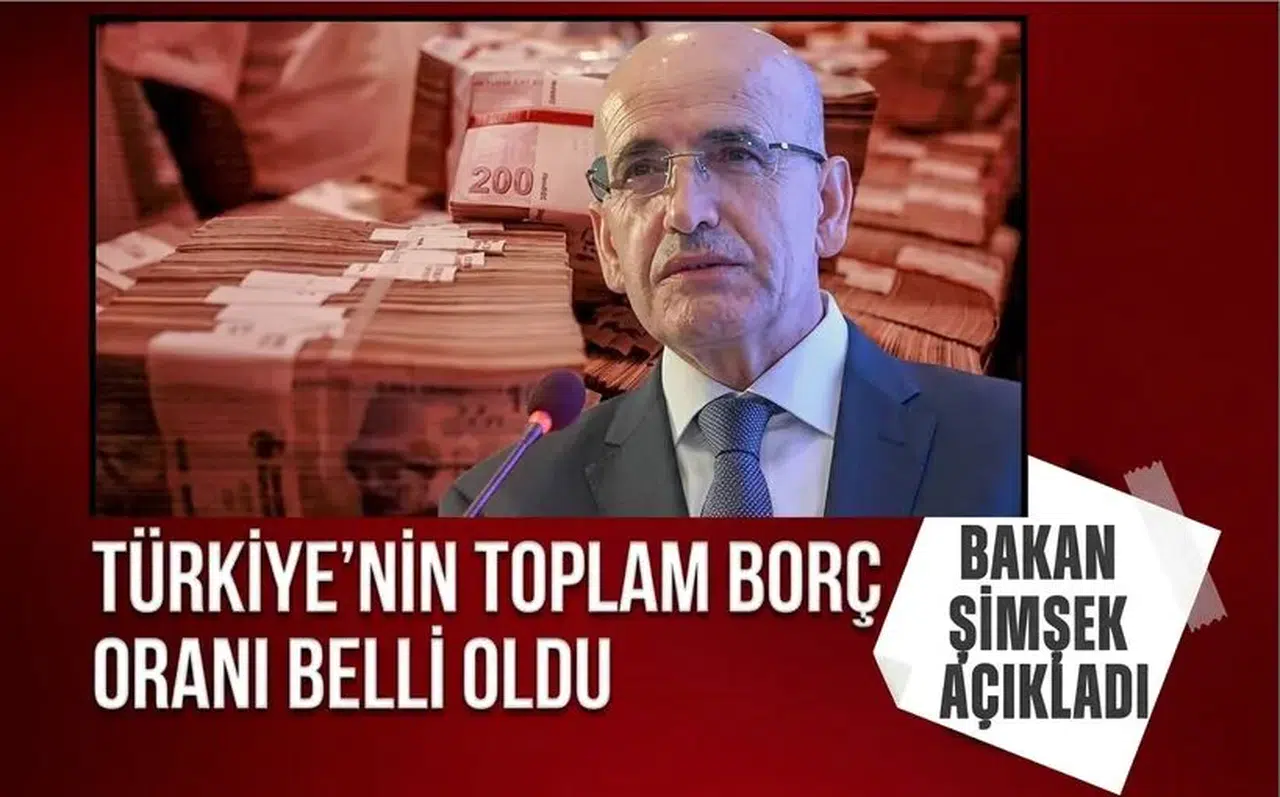 Bakan Şimşek açıkladı! Türkiye'nin borçluluk oranı bakın kaç çıktı?