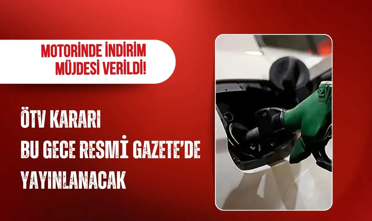 Motorinde ÖTV indirimi gündemde: Yeni düzenleme için gözler Resmi Gazete’de