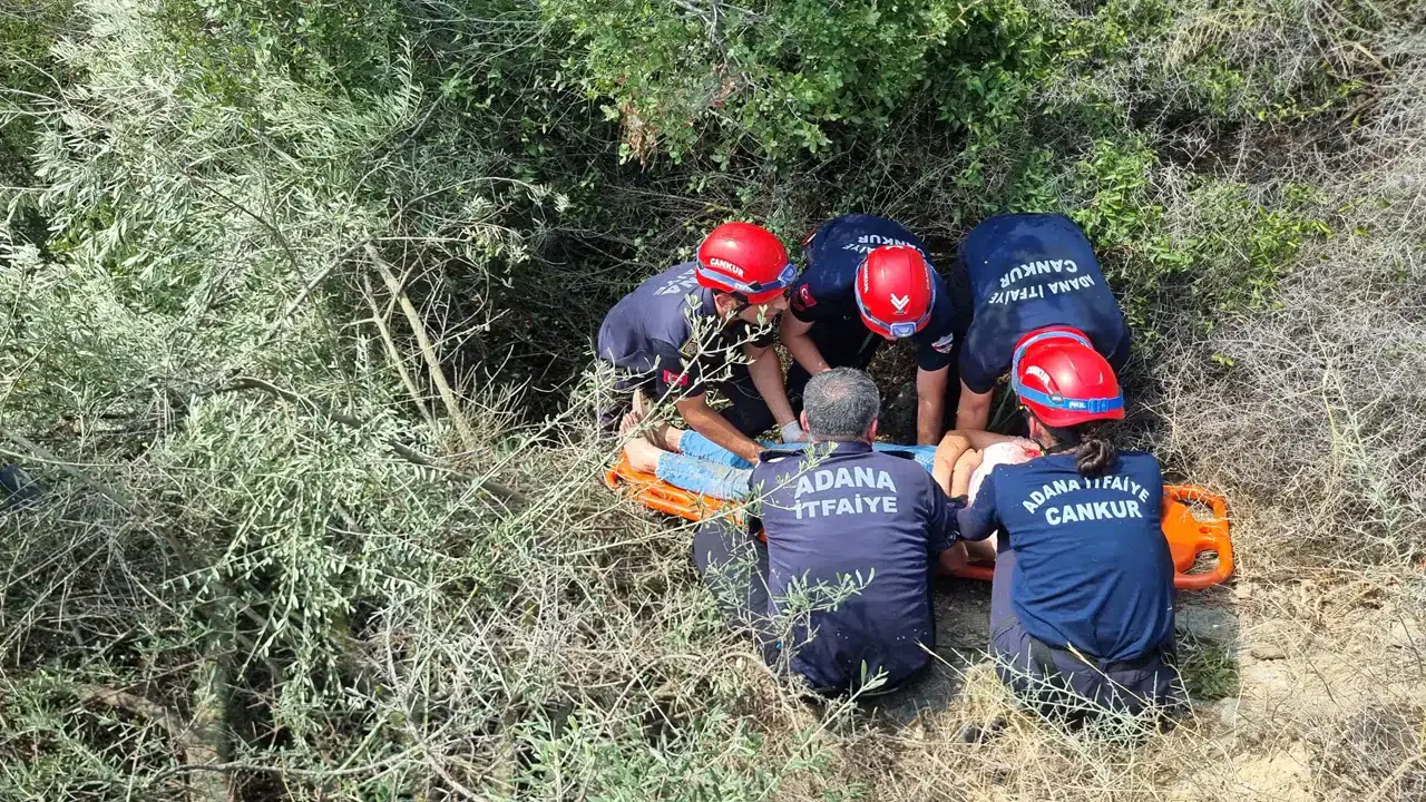 Adana’da otomobil uçuruma yuvarlandı: 1 kişi hayatını kaybetti