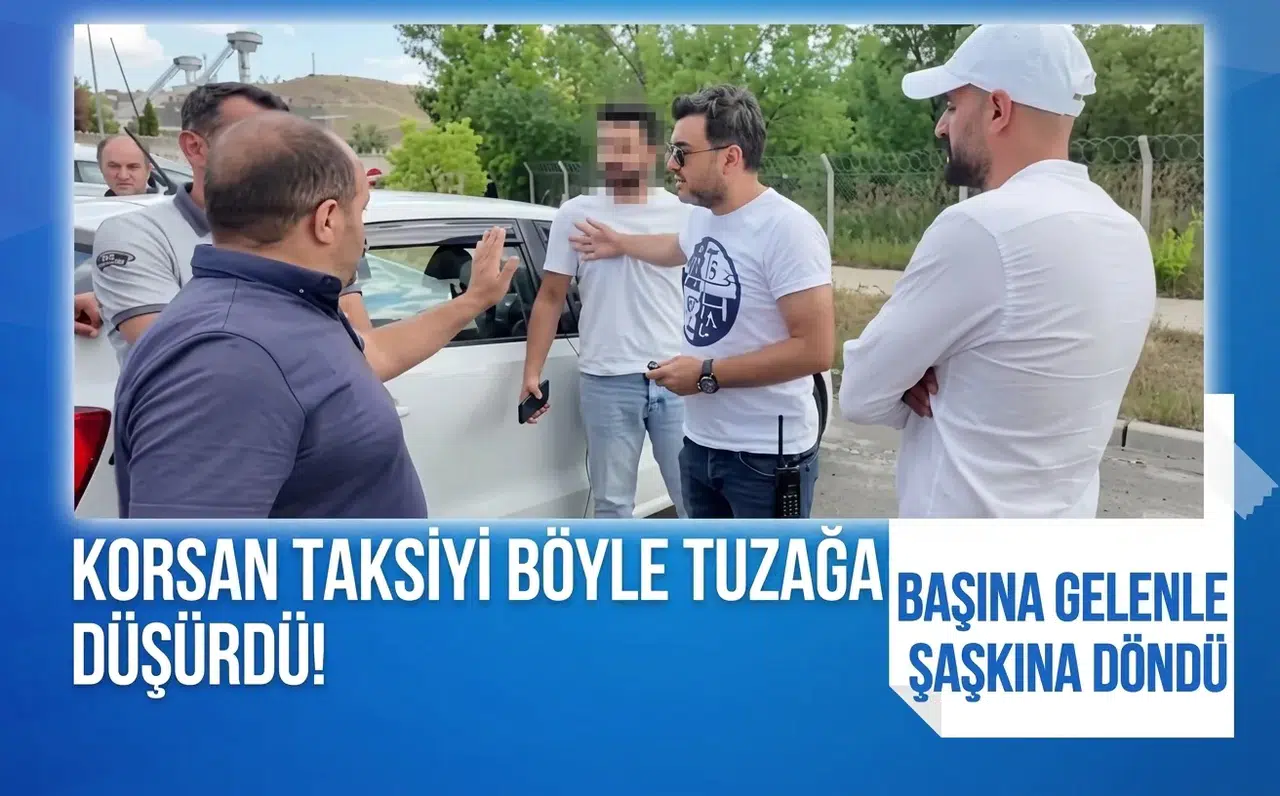 Erzurum’da fıkra gibi olay! Korsan taksiyi yakalattı, kendisi de ceza yedi
