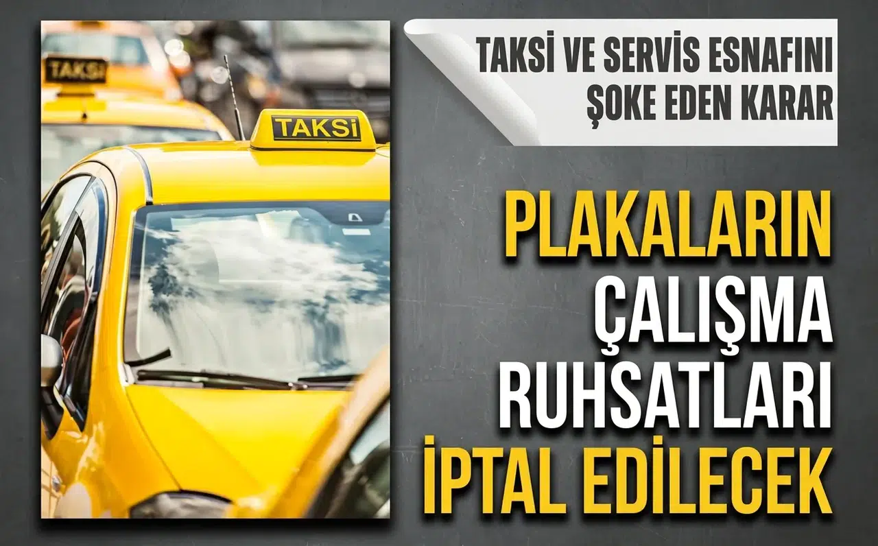 Bursa'da yüzlerce taksi ve servis plakası için kritik karar: Çalışma ruhsatları iptal edilecek