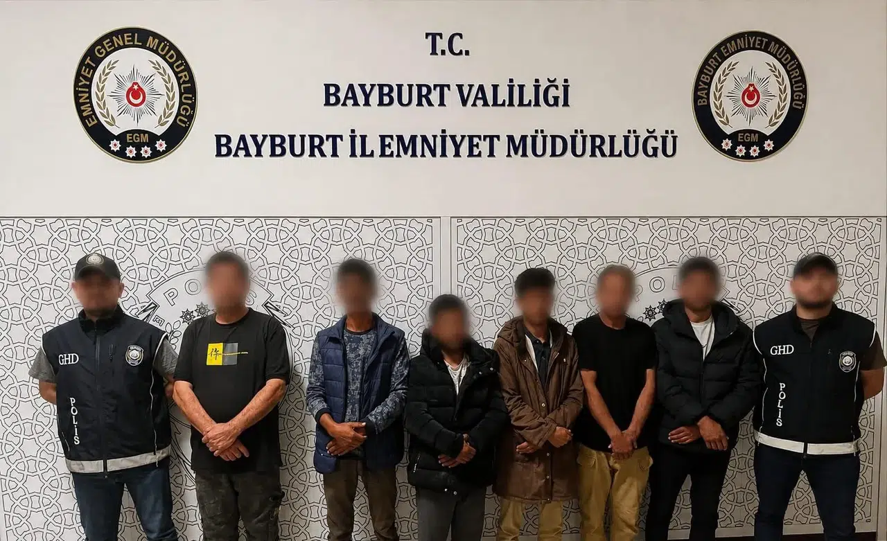 Bayburt’ta 6 düzensiz göçmen yakalandı