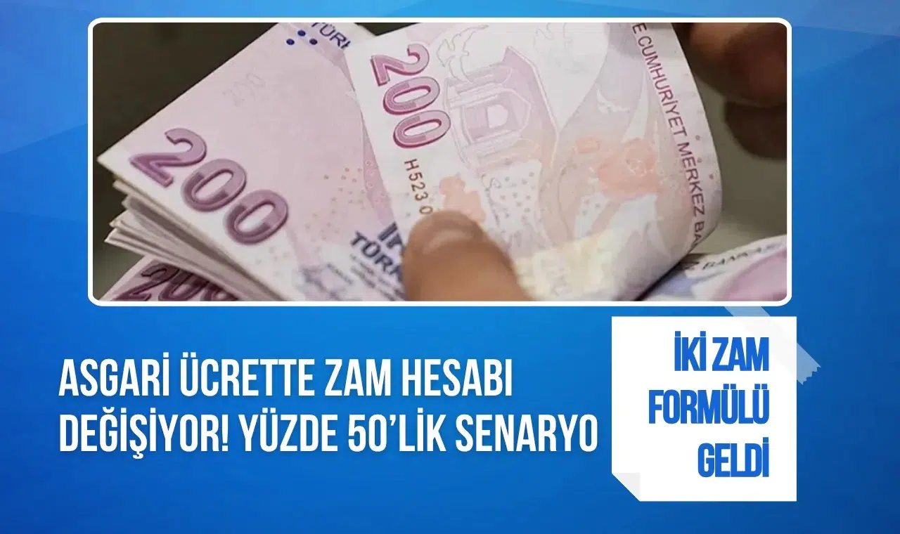 Asgari ücret için yüzde 50 zam senaryosu: İki formül gündemde