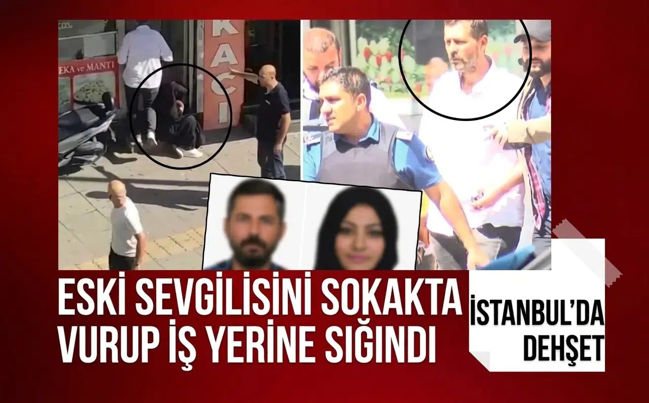 Gaziosmanpaşa’da kan donduran olay: Eski sevgilisini vurdu, silahı başına dayadı