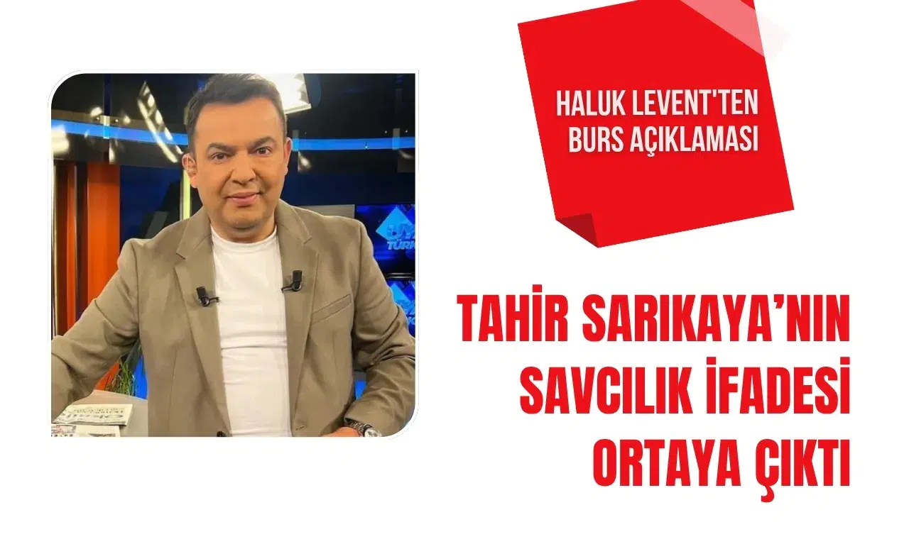 Tahir Sarıkaya'nın savcılık ifadesi ortaya çıktı