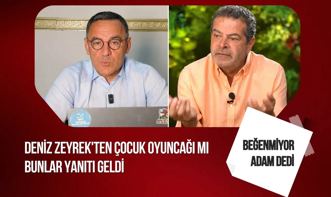 Cüneyt Özdemir ile Deniz Zeyrek arasında SDG polemiği: “Çocuk oyuncağı mı bunlar?”