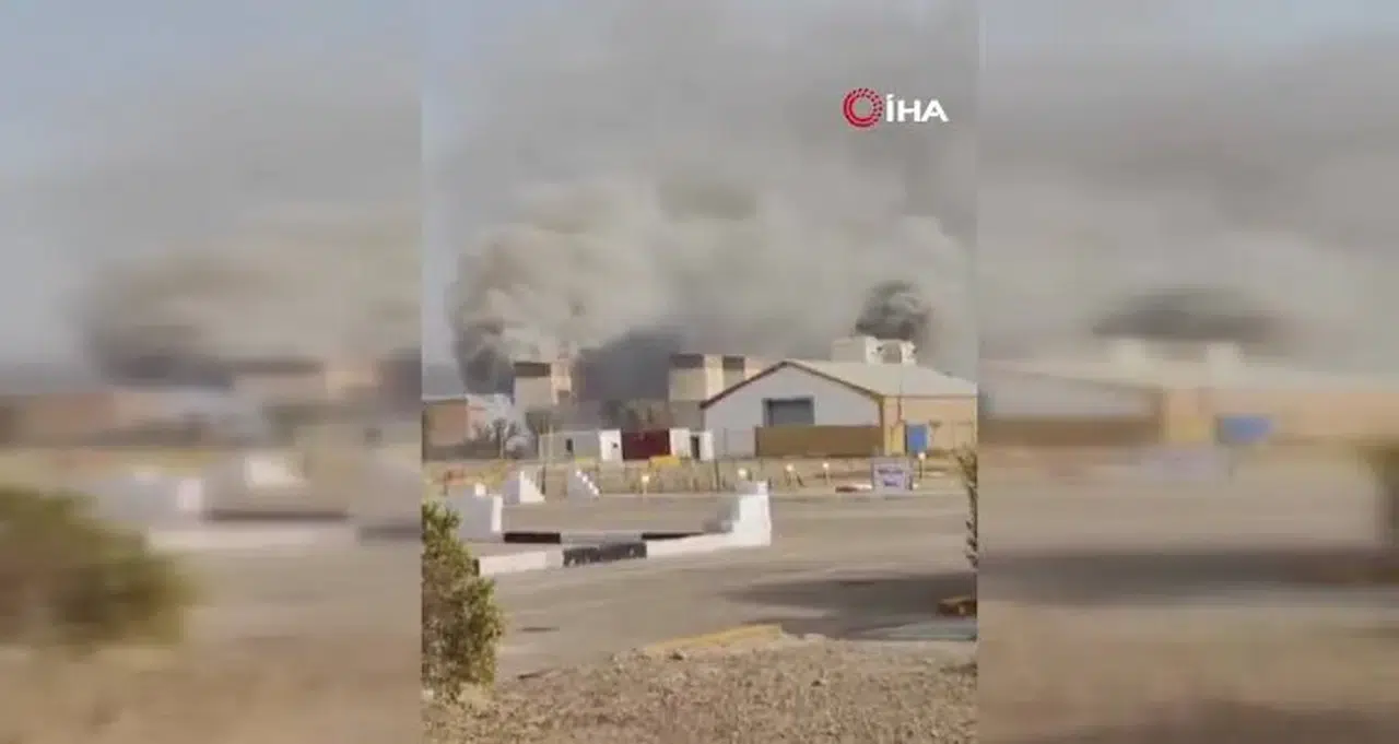 Irak'ta mühimmat deposunda patlama: Depoda yangın çıktı