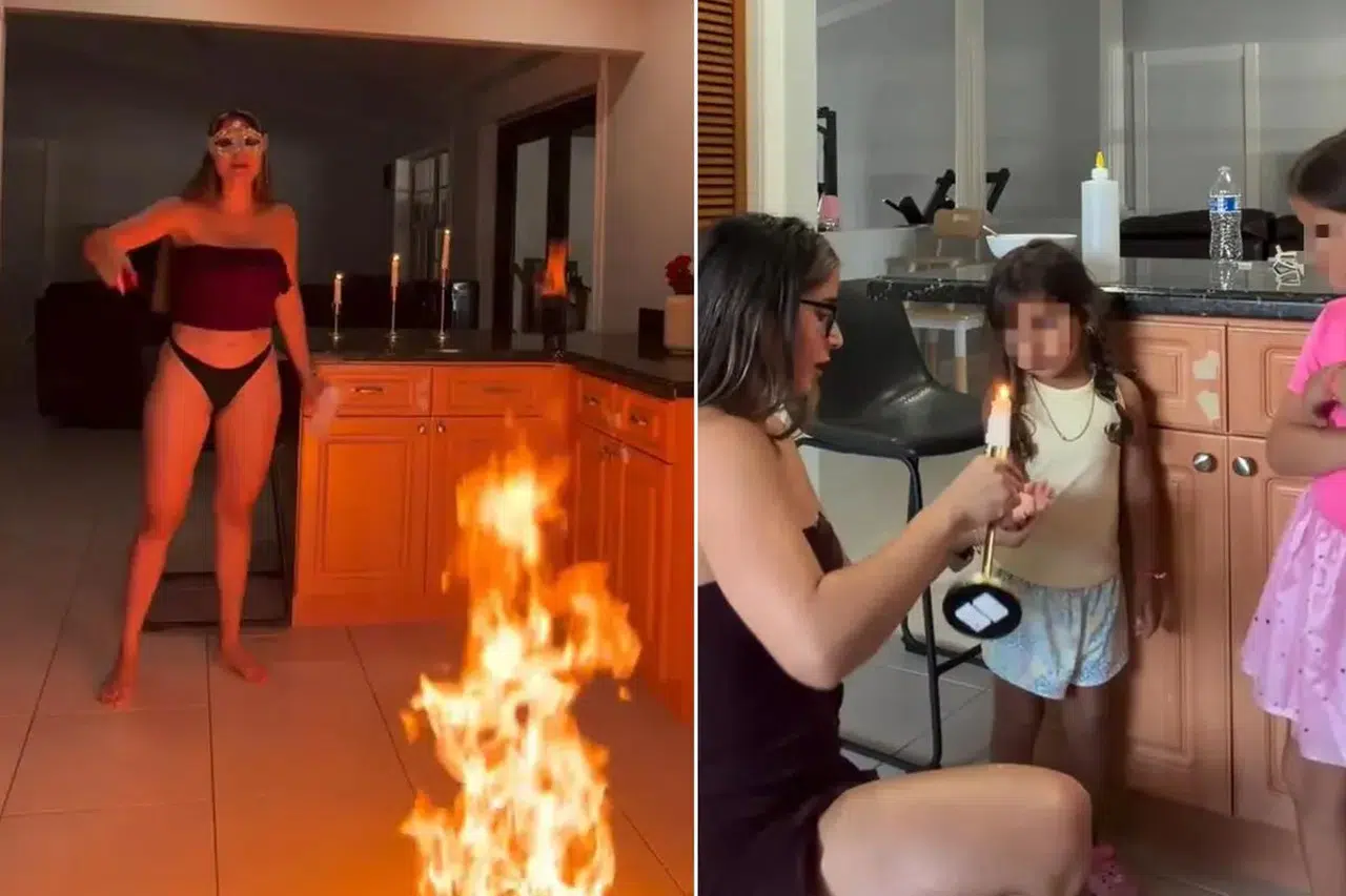 Influencer olma uğruna dehşet: Evini ateşe verdi, çocuklarına sıcak balmumu döktü