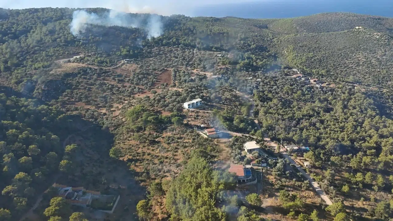 Antalya Kaş’ta orman yangını: Ekipler müdahale ediyor