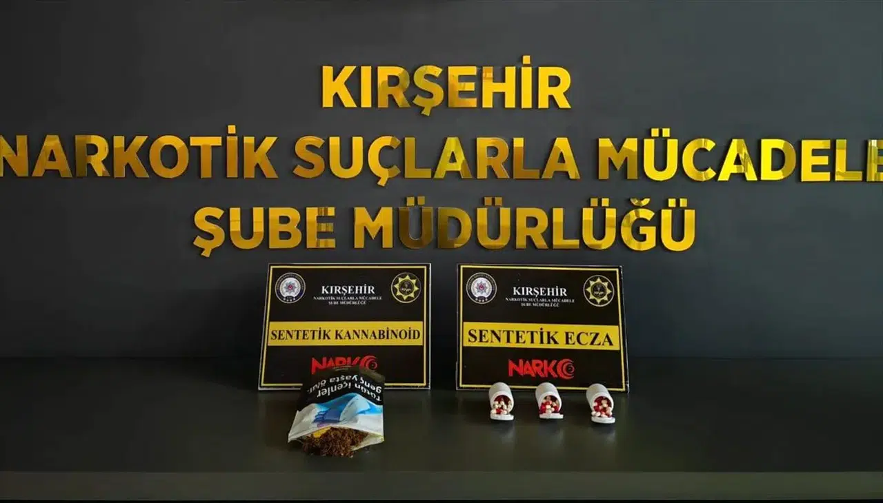 Kırşehir’de uyuşturucu operasyonu: 2 şüpheli tutuklandı
