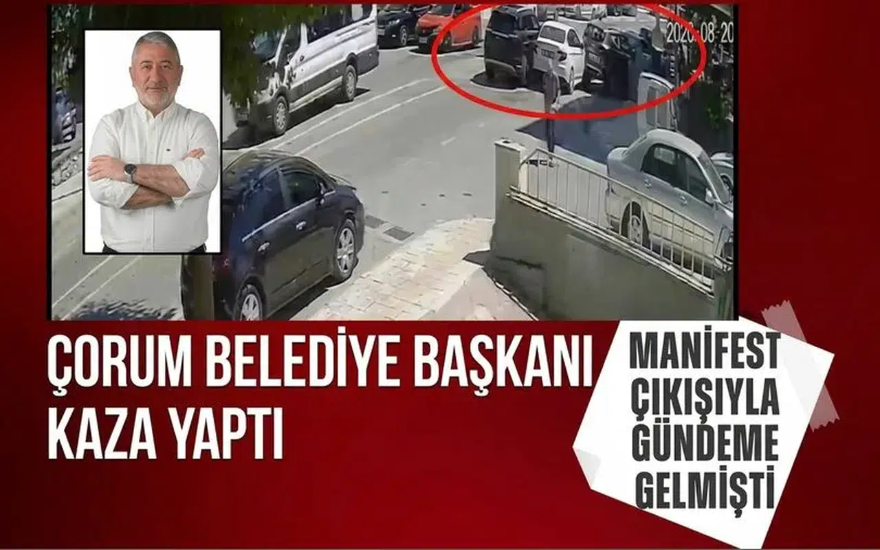 AK Partili Çorum Belediye Başkanı kaza yaptı: Manifest çıkışıyla gündeme gelmişti