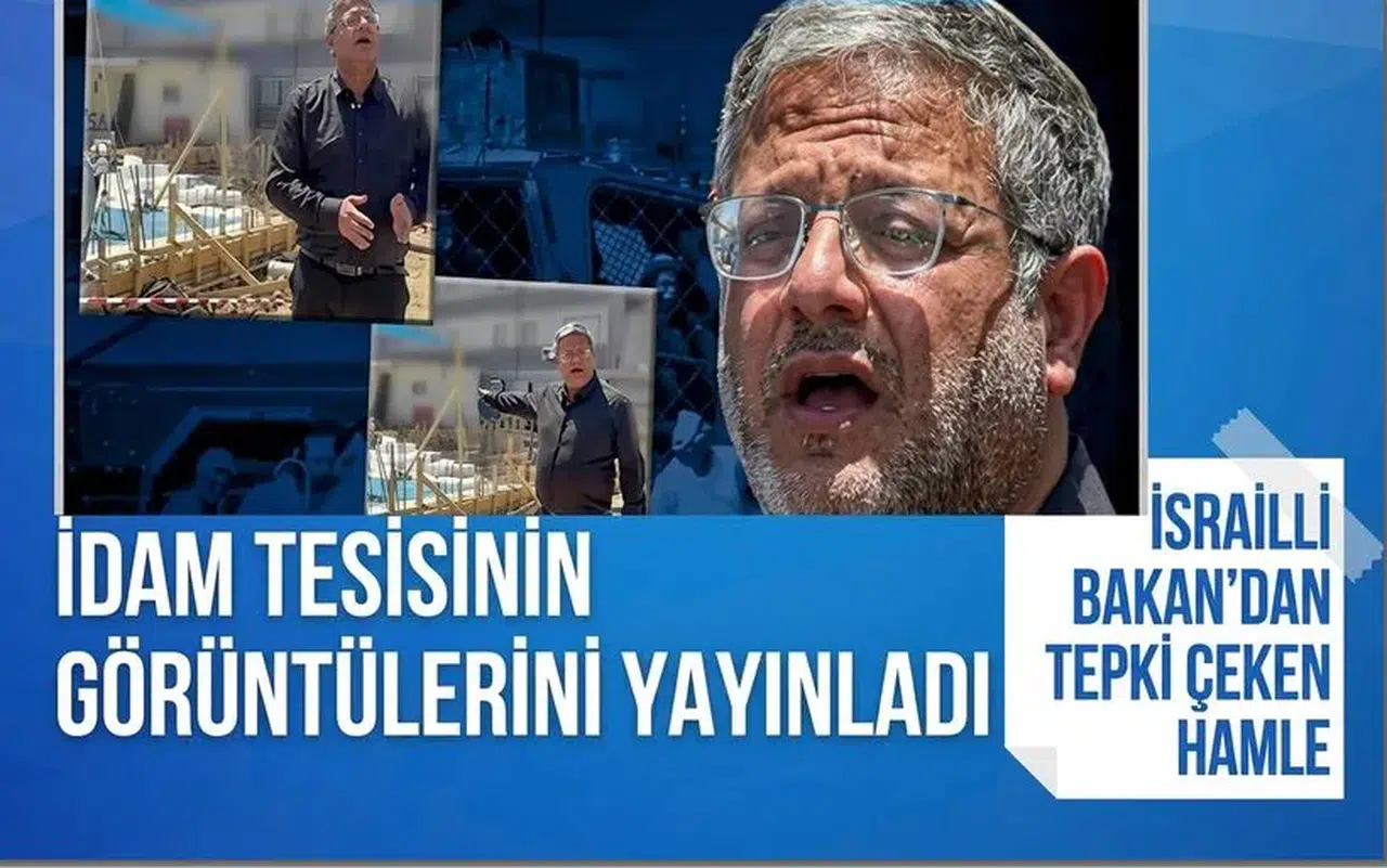 İsrailli Bakan Ben-Gvir skandal görüntüleri paylaştı: "İdam tesisleri hazır olacak"