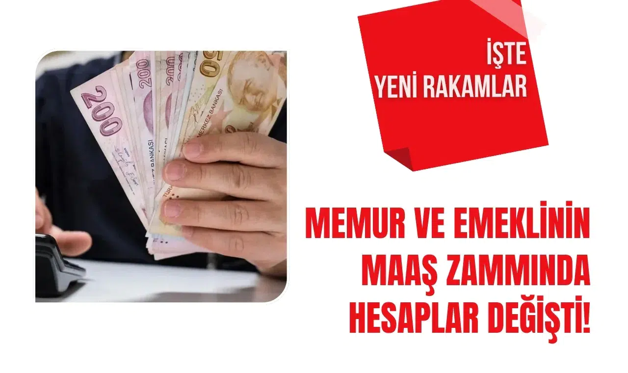 Memur ve emeklinin ocak zammında yeni hesap: İşte masadaki oranlar