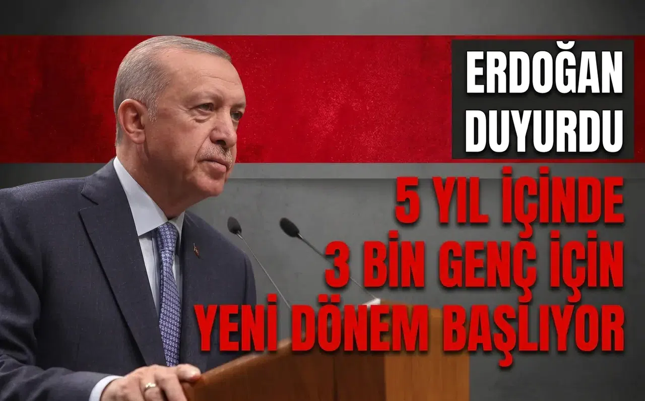 Erdoğan açıkladı: 3 bin genç araştırmacı bilim ekosistemine kazandırılacak