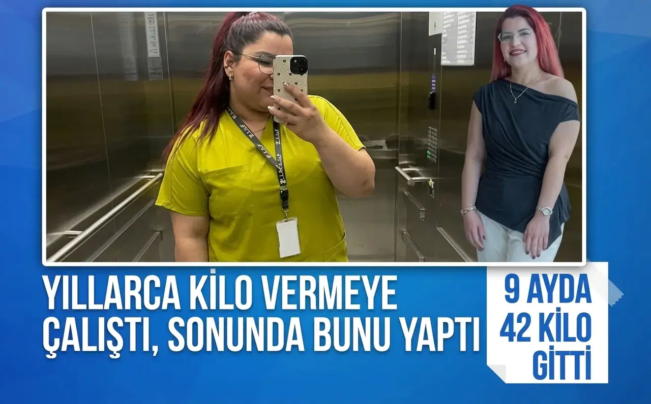 114 kilodan 72 kiloya düştü: Burcu hemşirenin 9 ayda hayatı tamamen değişti