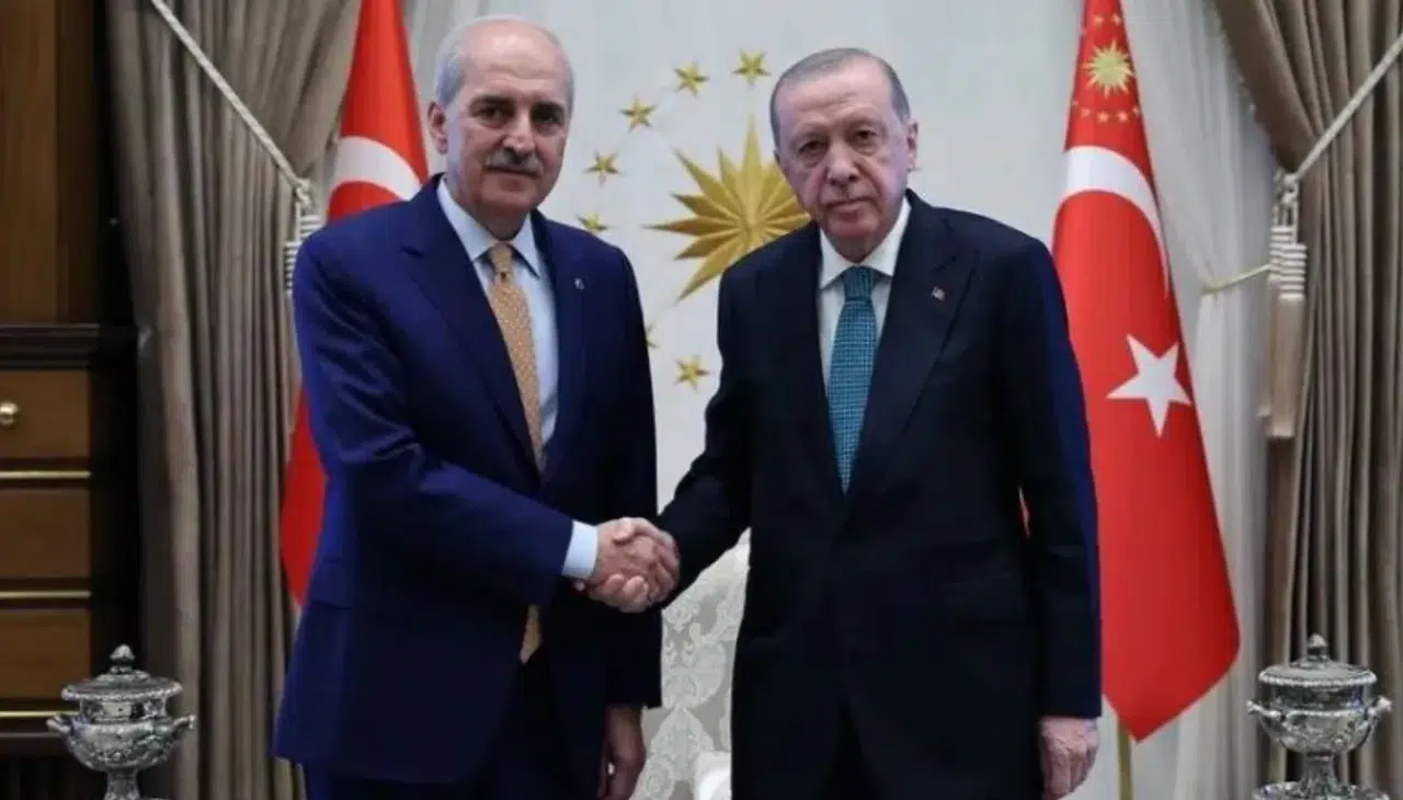 Cumhurbaşkanı Erdoğan, Meclis Başkanı’nı kabul etti