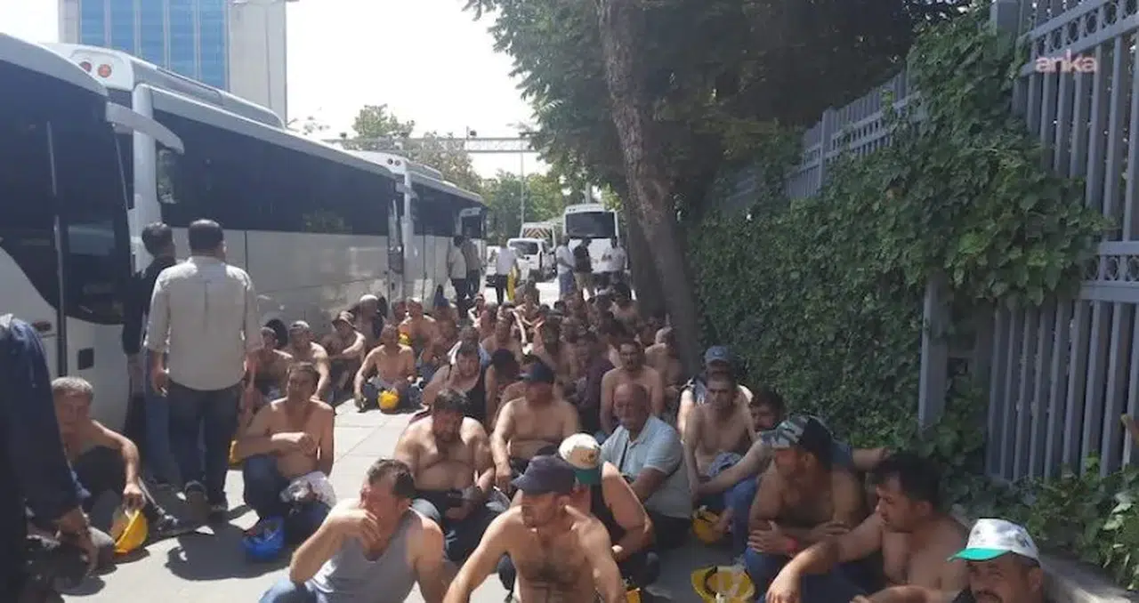 KESK gözaltına alınan maden işçilerine destek verdi