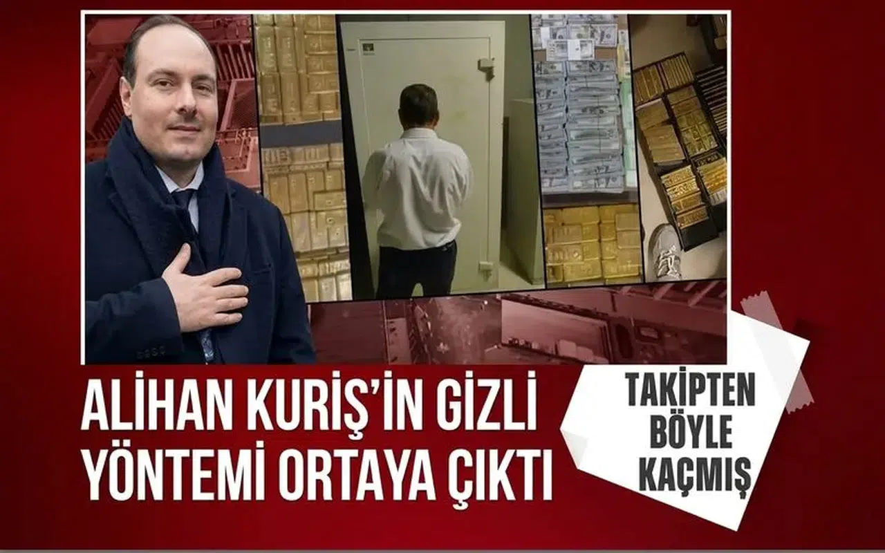 Alihan Kuriş’in gizli yöntemi ortaya çıktı: Takipten böyle kaçmış!