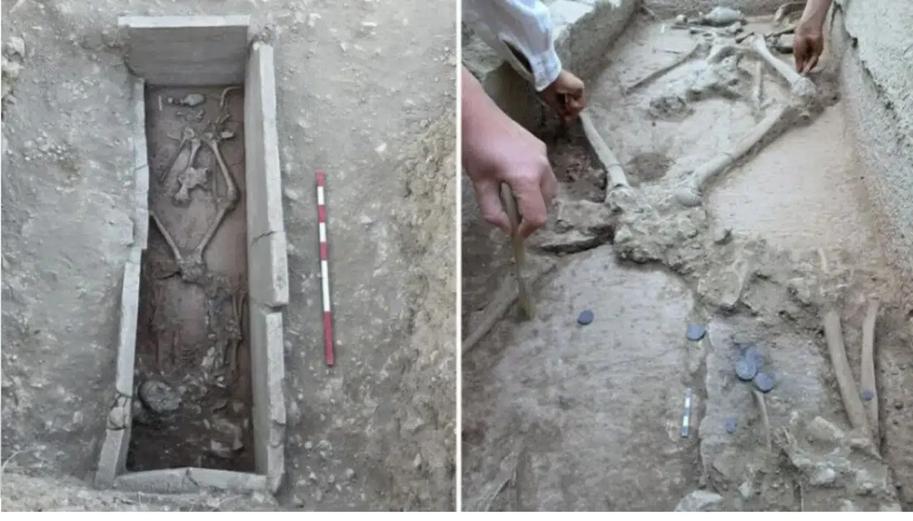 Aspendos’ta 2 bin 400 yıllık güreşçi mezarı keşfedildi