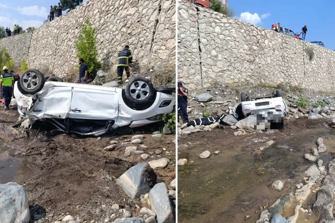 Adana’da otomobil dereye uçtu: 2 kadın hayatını kaybetti