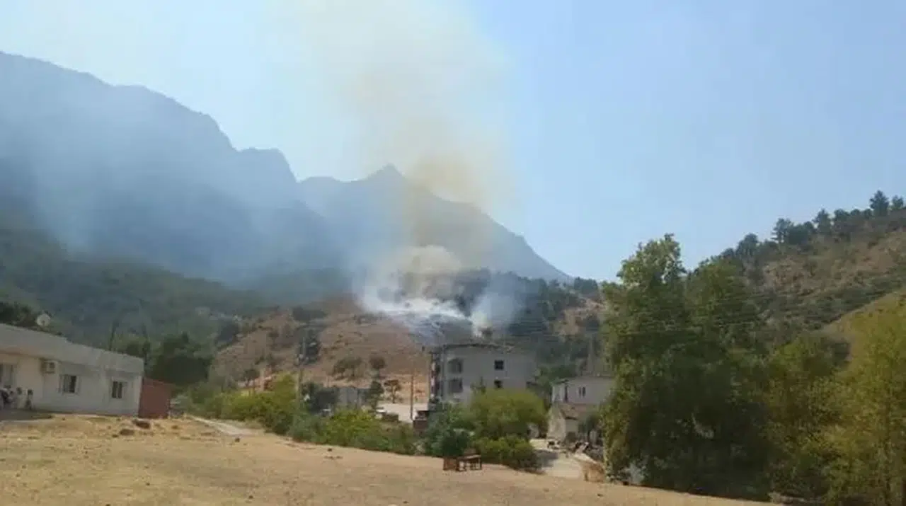 Manisa’da orman yangını: Ekipler müdahale ediyor