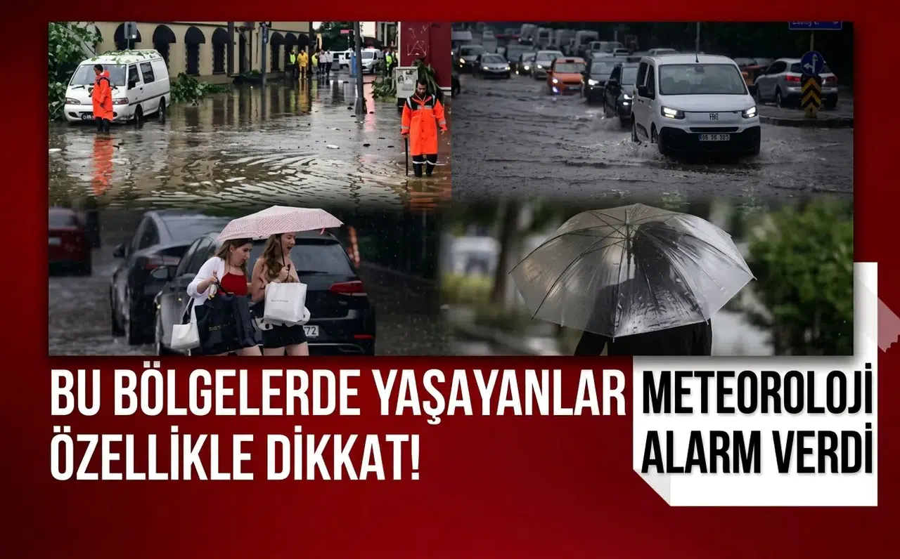 Meteoroloji peş peşe uyardı! 10 il için sarı kodlu alarm: Kuvvetli sağanak ve fırtına geliyor