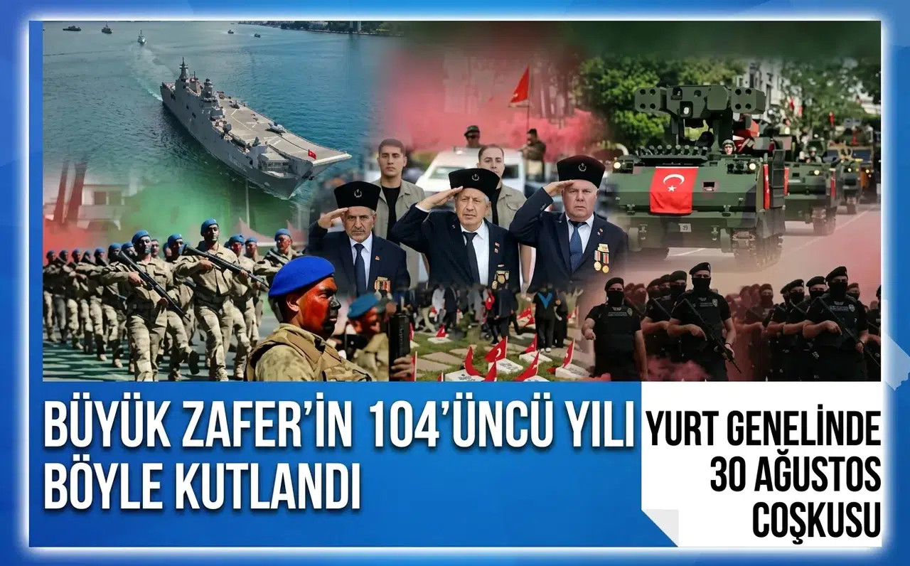 Türkiye’nin dört bir yanında 30 Ağustos coşkusu: Renkli görüntüler ortaya çıktı